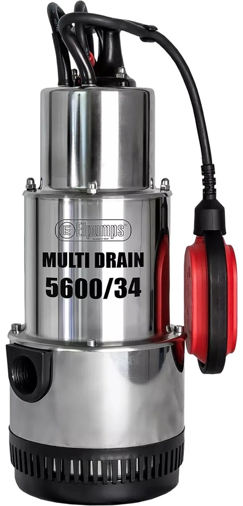ELPUMPS MERÜLŐ SZIVATTYÚ MULTI DRAIN 5600/34 900W 5600 L/H 34M 3,4BAR