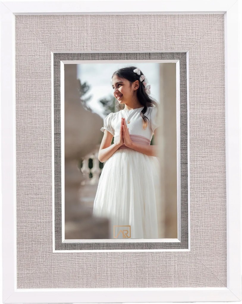 Képkeret 10x15 Velvet Beige Esküvő áldozás