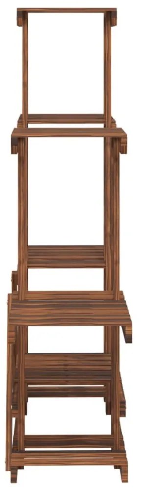 tömör fenyőfa virágtartó állvány 95 x 25 x 96 cm