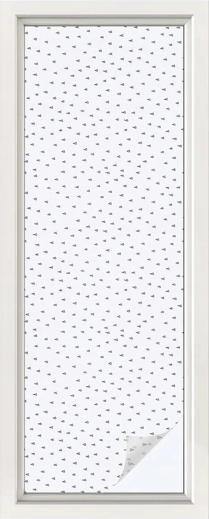 Szélvédőfólia Adatvédelem Geometrikus háromszögek 50x146 cm