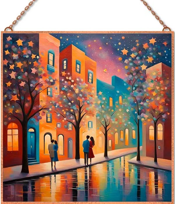 Hazakísérsz? üvegkép, falikép