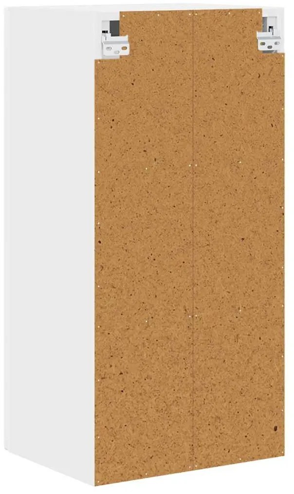 Fali konyhaszekrény polcokkal Fehér 40 x 31 x 80 cm Faanyag