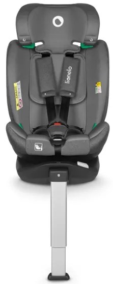 Lionelo - Forgatható autósülés alappal BRAAM i-Size 40-150 cm Kőszürke