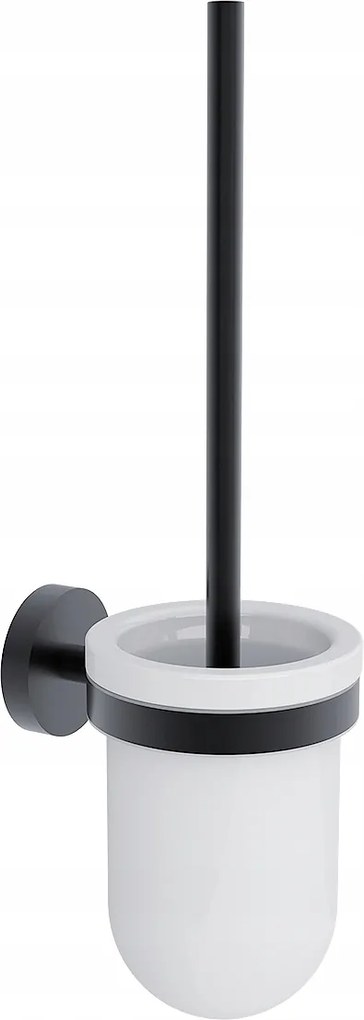 Nimco Unix fekete WC-kefe, WC-kefe, kerámia tartállyal Unc 13094KU-90_