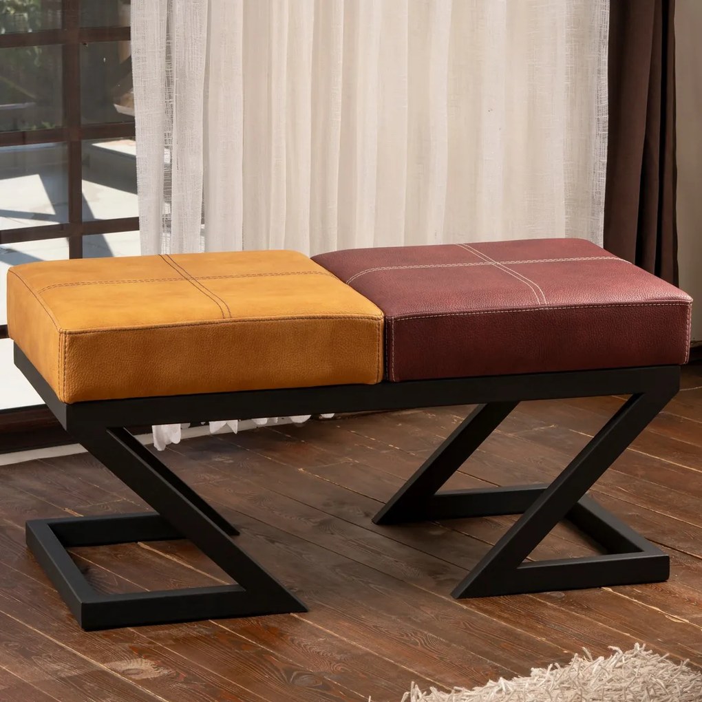 Brda pad Mustard és Claret Red