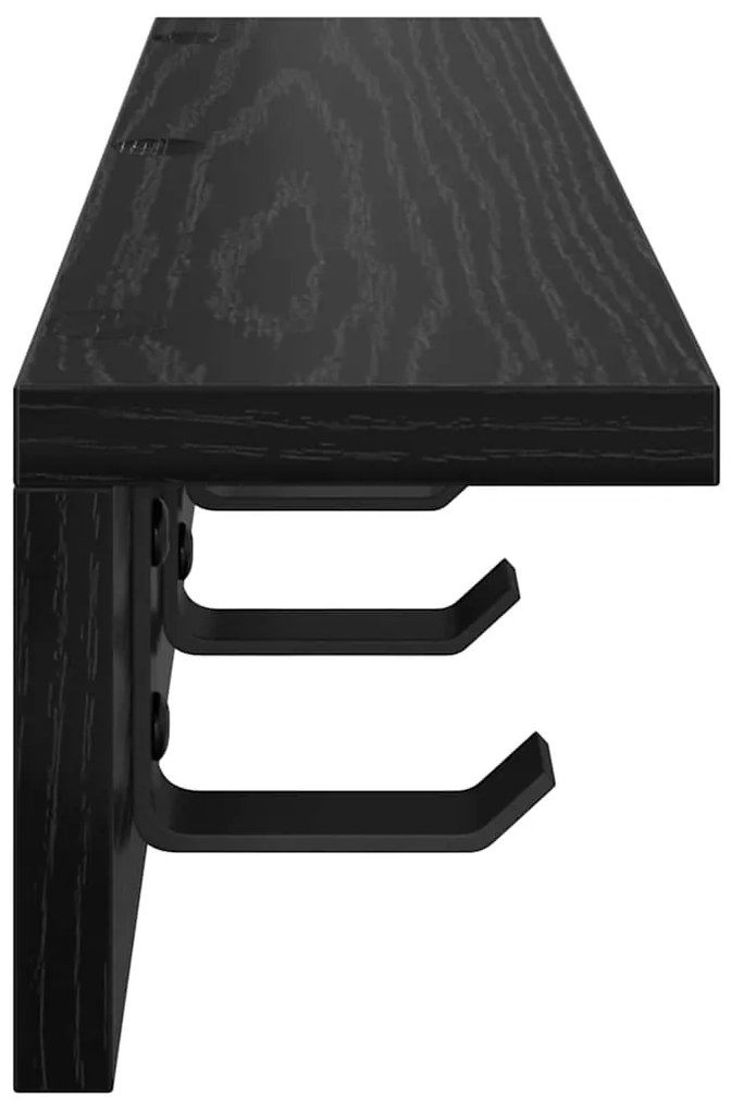 Fali Kabáthorog Musta tammi 60 x 10.5 x 10.5 cm Faanyag