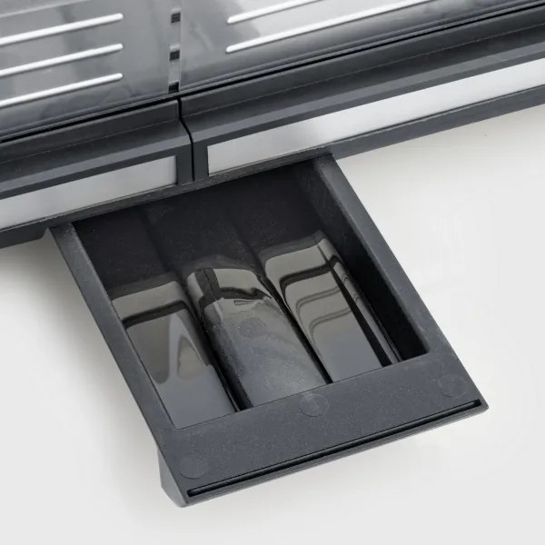 Severin PG 8564 - Asztali elektromos grillsütő 2300W/230V 50x30 cm fekete