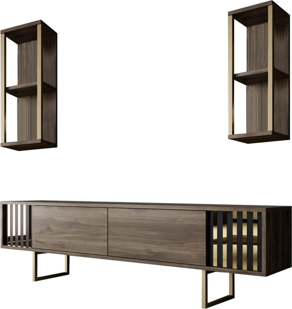 Gold Line - Walnut, Black