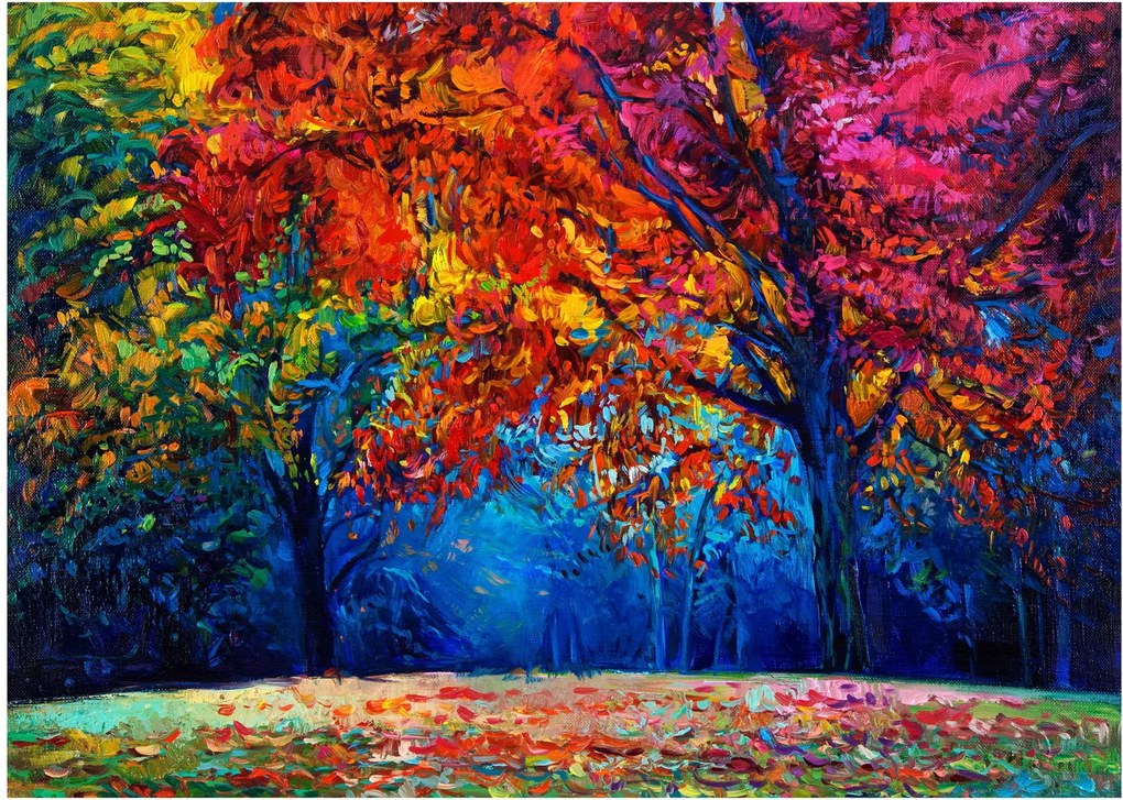 Természetfestmény képe (üvegen) (70x50 cm)