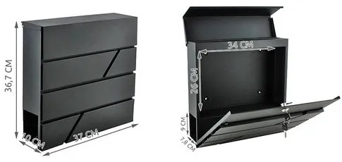 Mailbox S6238 - anthracite