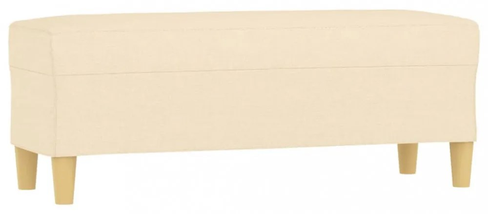 krémszínű szövet pad 100 x 35 x 41 cm