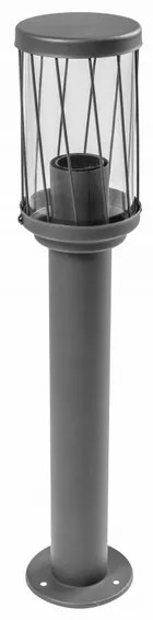 Lámpa Kerti lámpatest KERTA-P 50, E27, MAX.12W, IP44, AC220-240V, 50-60Hz, pole, grafit