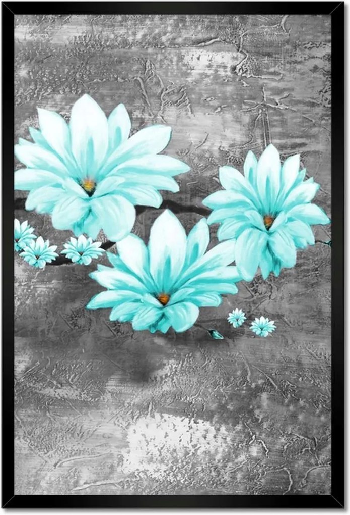 Poszterek keretben 40x60 Türkiz magnólia