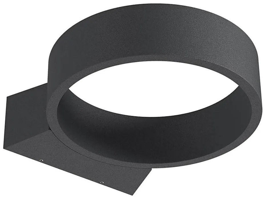 Redo 91062 - ONIRO LED kültéri fali lámpatest, 8W, 230V, IP65, antracit