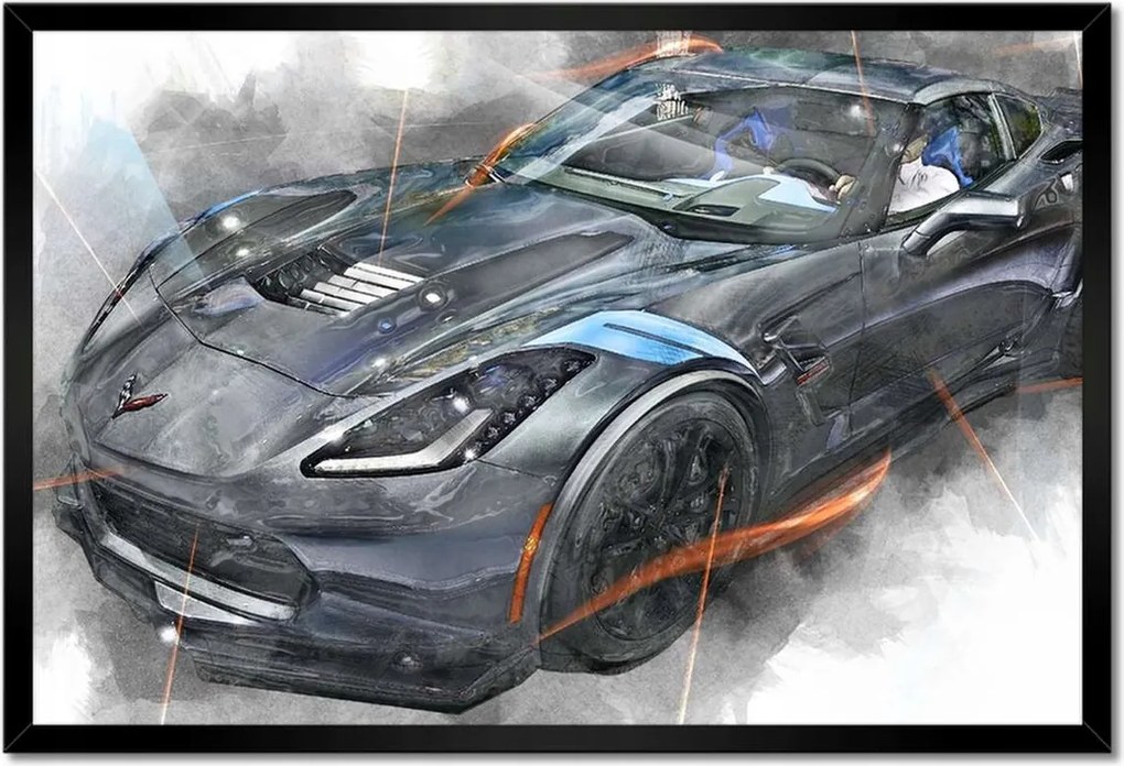 Poszterek keretben 60x40 Sportautó