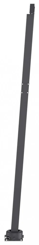 krémszínű kézzel kihúzható LED-es napellenző 400 x 300 cm