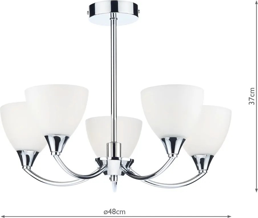 DAR LIGHTING WAT0550-LED WATSON Modern Csillár Csiszolt Króm LED IP20