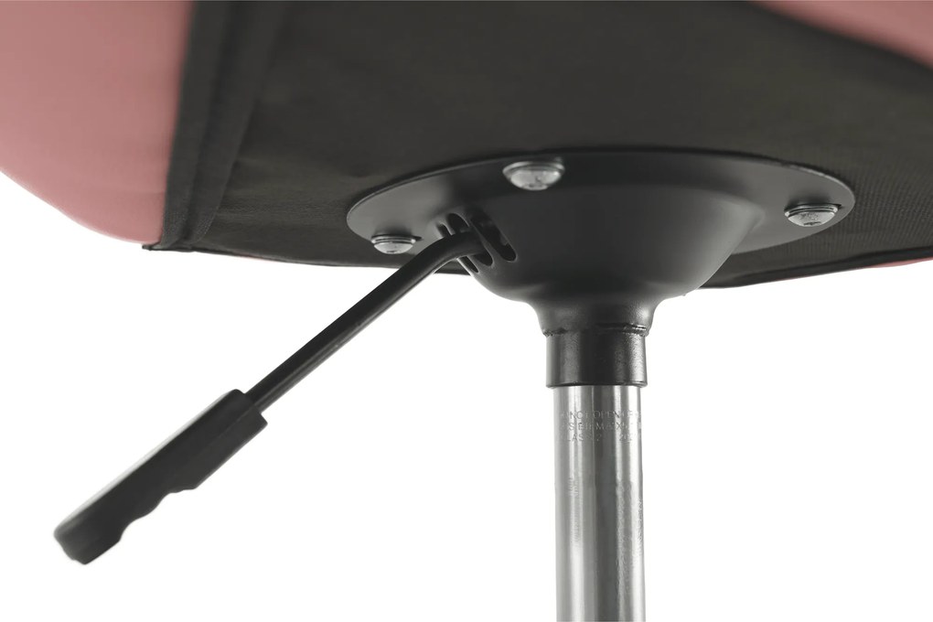 Irodai fotel, rózsaszín/króm, ARGUS NEW