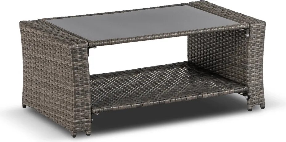 Kerti bútor szett szürke színben – DELGADO