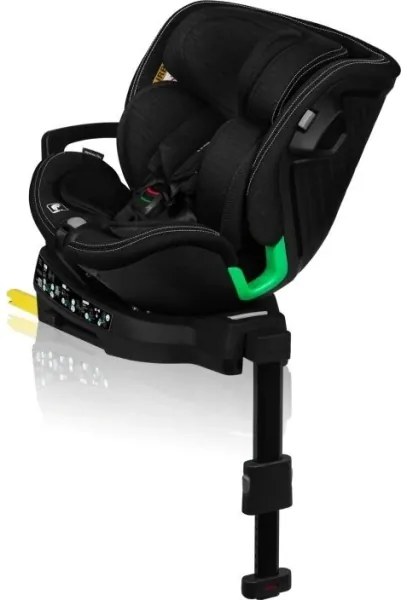 Lionelo HARMONY i-Size 40-150 cm forgatható autósülés alapzattal, fekete