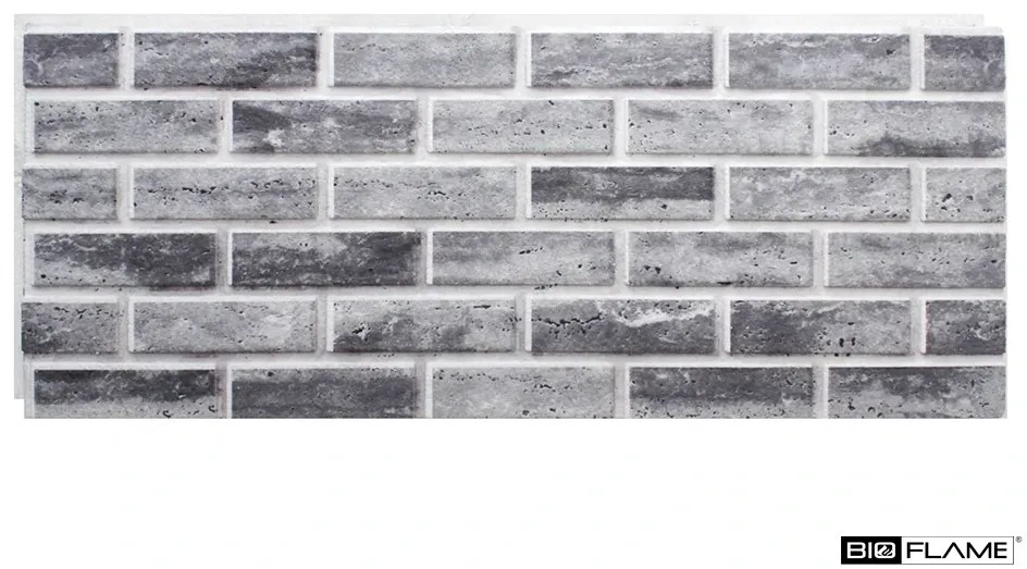 Homlokzati falpanel Klasszikus Szürke Tégla 3,5 cm