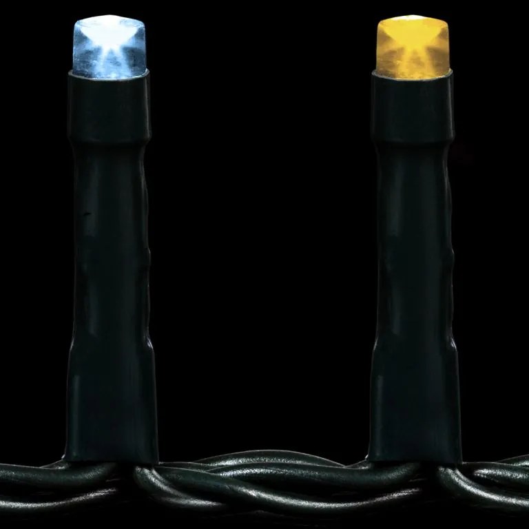 VOLTRONIC® Fényfüzér 5 m 50 LED meleg/hideg fehér  + vezérlő