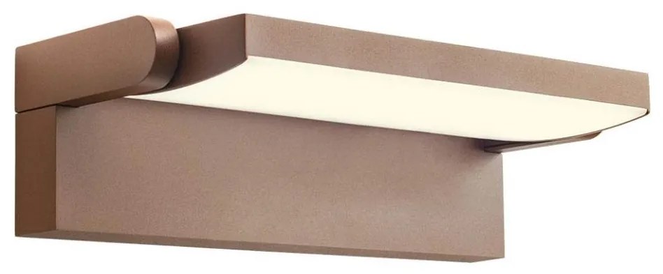 Redo 90716 - LED kültéri fali lámpatest FLIP LED/40W/230V IP54 barna