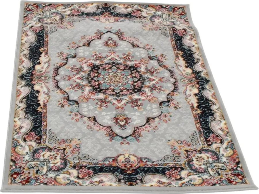 Perzsa szőnyeg szürke Tabriz 80x120 minőségi akril szőnyeg
