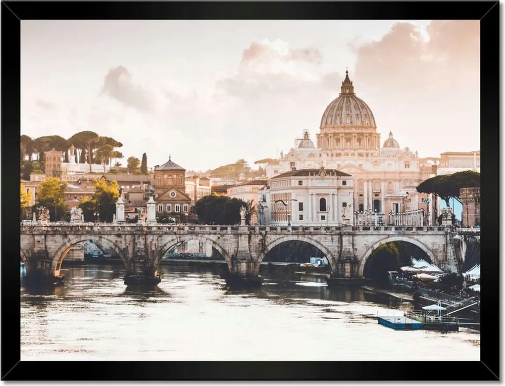 Poszterek keretben 40x30 Vatikán Panoráma Vatikán