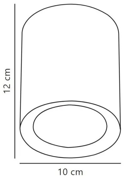 Nordlux - LED spotlámpa FALLON LONG LED/5,5W/230V fekete