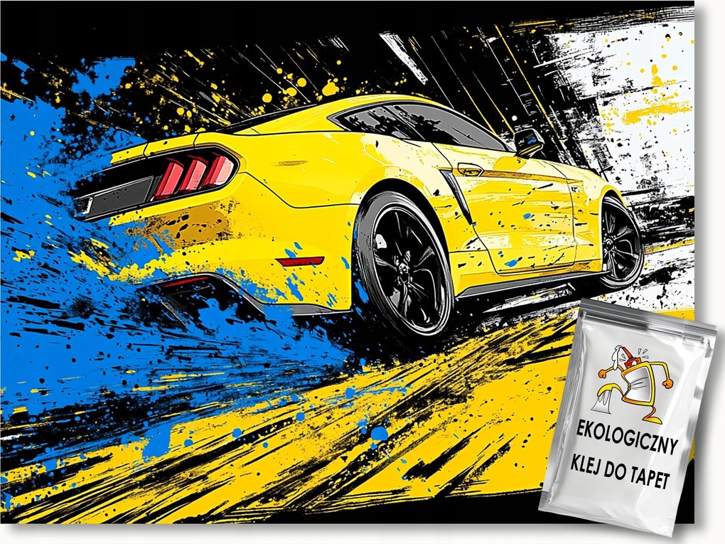 Fotótapéta Flizelina Graffiti Autó Sebesség Drift 350x250 ragasztó