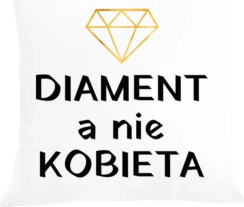 Párna párnahuzat Ajándék Valentin nap Születésnap Gyémánt nem Nő