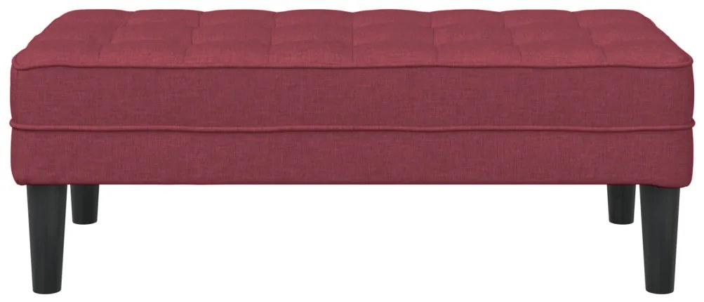 Pad Borvörös 113x57x39 cm Szövet