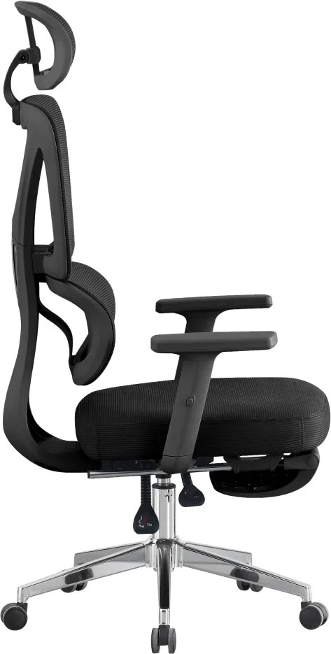 Irodai szék, fekete/króm, DEMOS