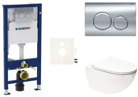 Fali WC szett Geberit előtétfalas szereléshez + SAT Infinitio WC SIKOGESINFD20