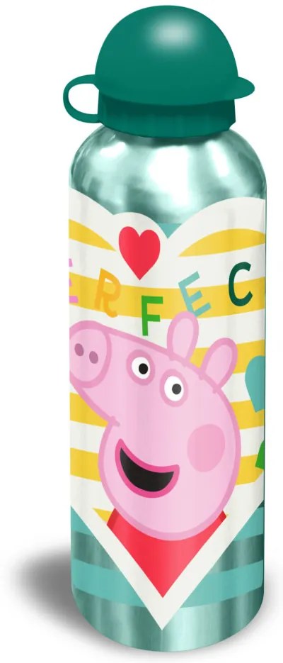 Peppa malac alumínium kulacs zöld 500ml