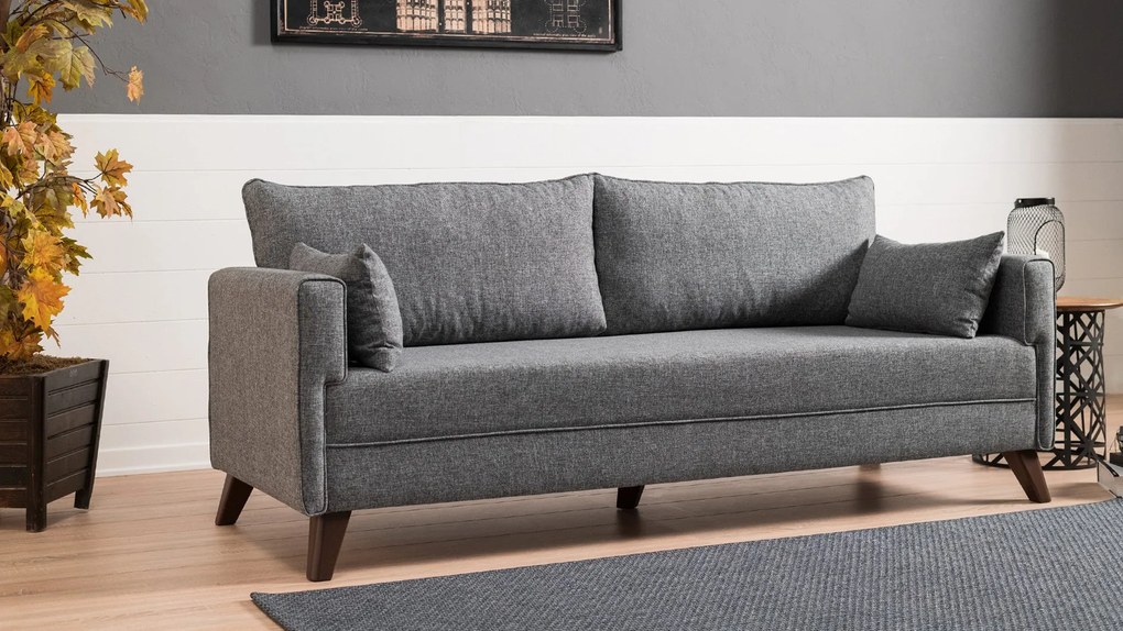 3 személyes kanapéágy Bella Sofa - Szürke