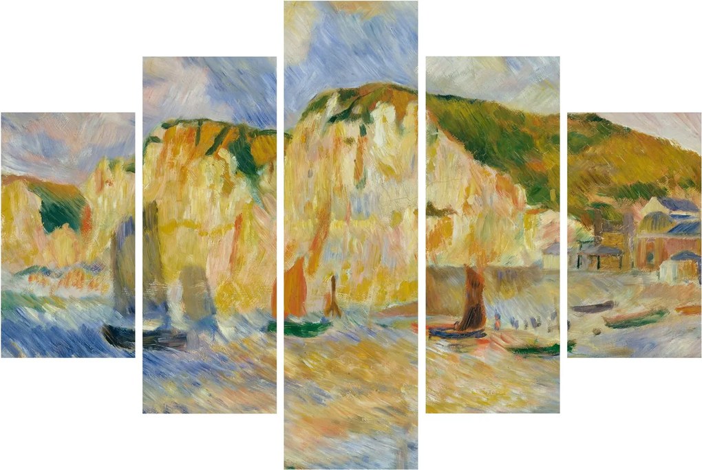 Kép - Auguste Renoir, Sea and Cliffs, reprodukciók (150x105 cm)