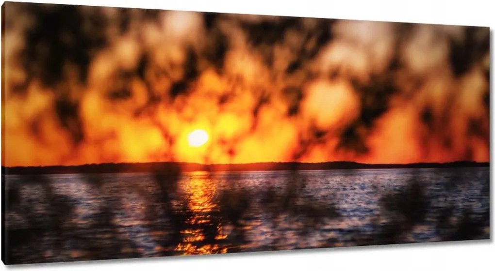 Vászonkép 115x55 Tenger naplemente