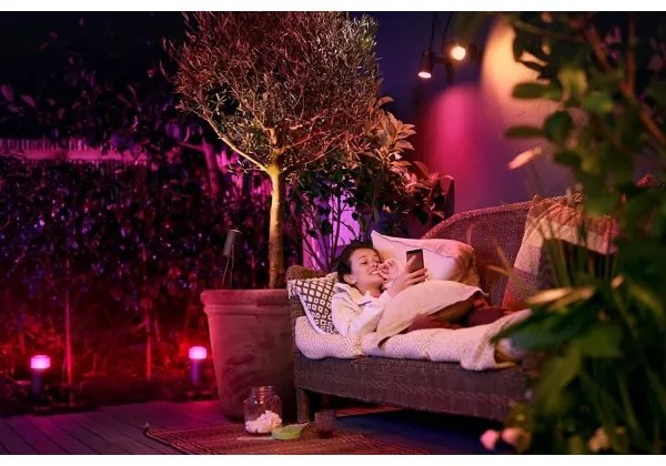 Philips 17414/30/P7 - 3x LED Hue LILY spotlámpa 8W 230V IP65 készlet