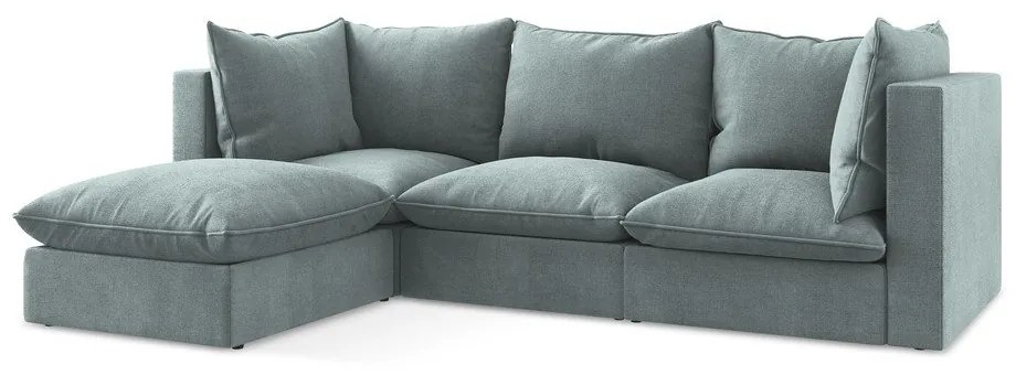 Kék sarokkanapé (bal oldali-heverő résszel) Manao – Makamii