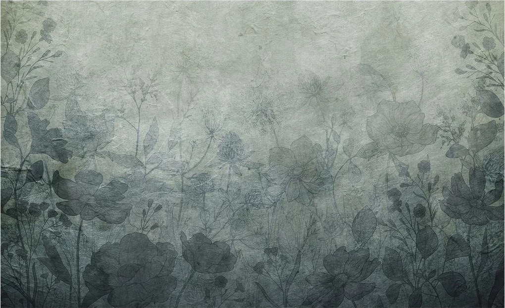 Fotótapéta Flizelin Fal a Hálószobába Növényi elegancia 416x254 Ragasztó