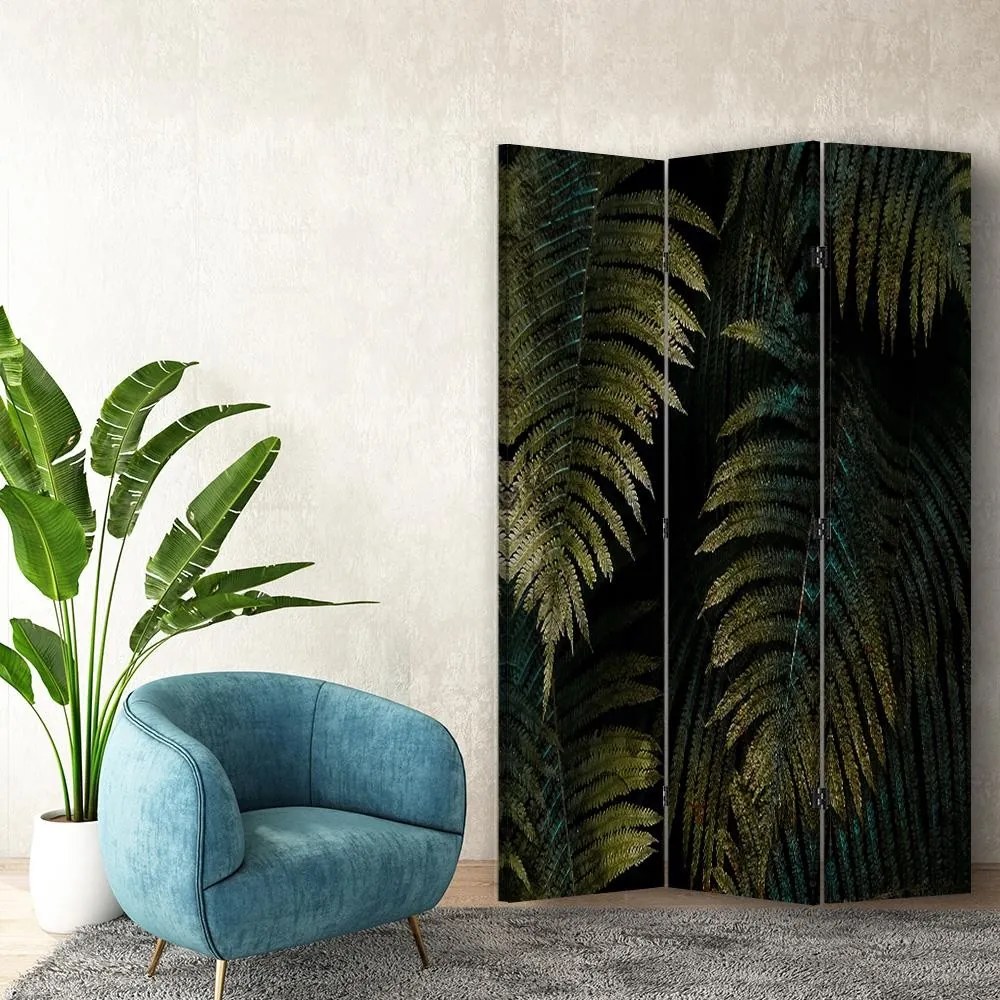 Gario Paraván Leaf in the Dark Méret: 180 x 170 cm, Kivitelezés: Forgó paraván 360°