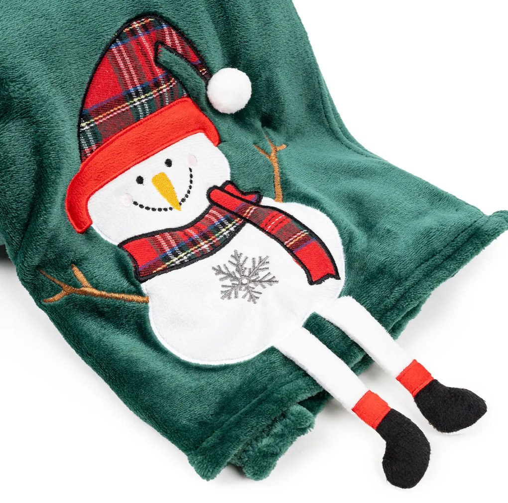 4Home Snowman karácsonyi takaró, 150 x 200 cm