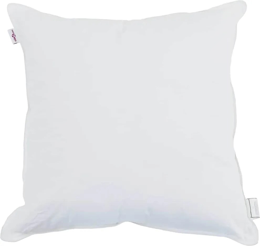 vidaXL Párna párnával Fehér 80 x 80 cm Pamut