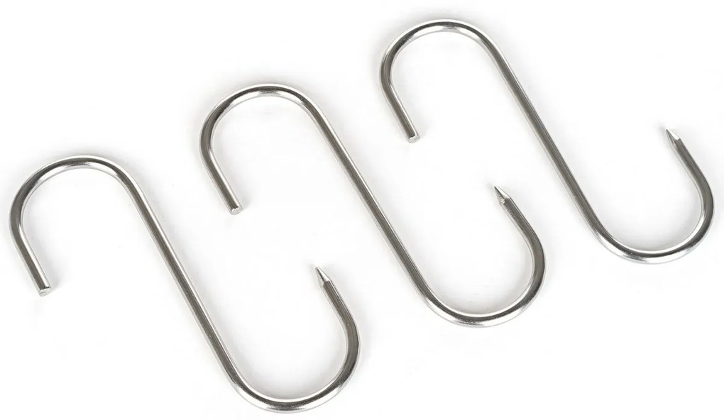 Banquet Rozsdamentes horgos akasztó füstölőhözAKCENT 13 x 9 cm, 3 db, M