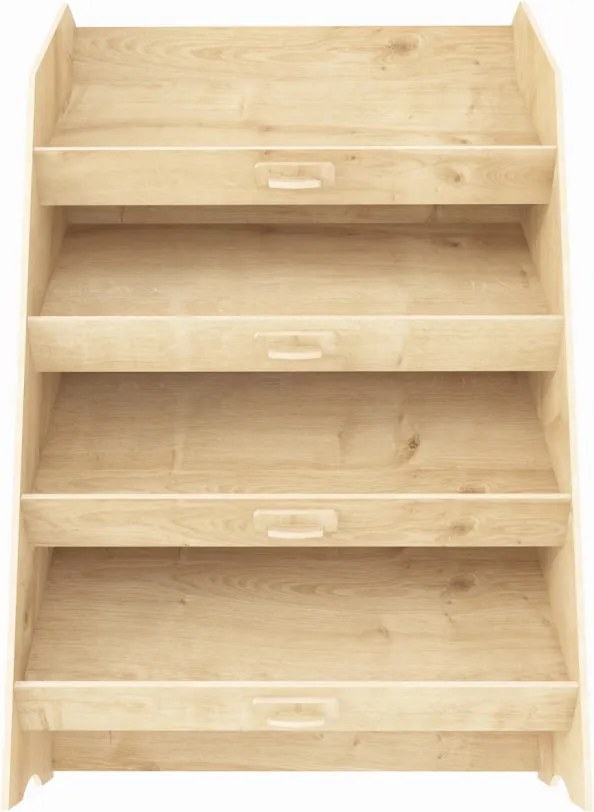 Aros könyvespolc, tölgy, 61,5 cm