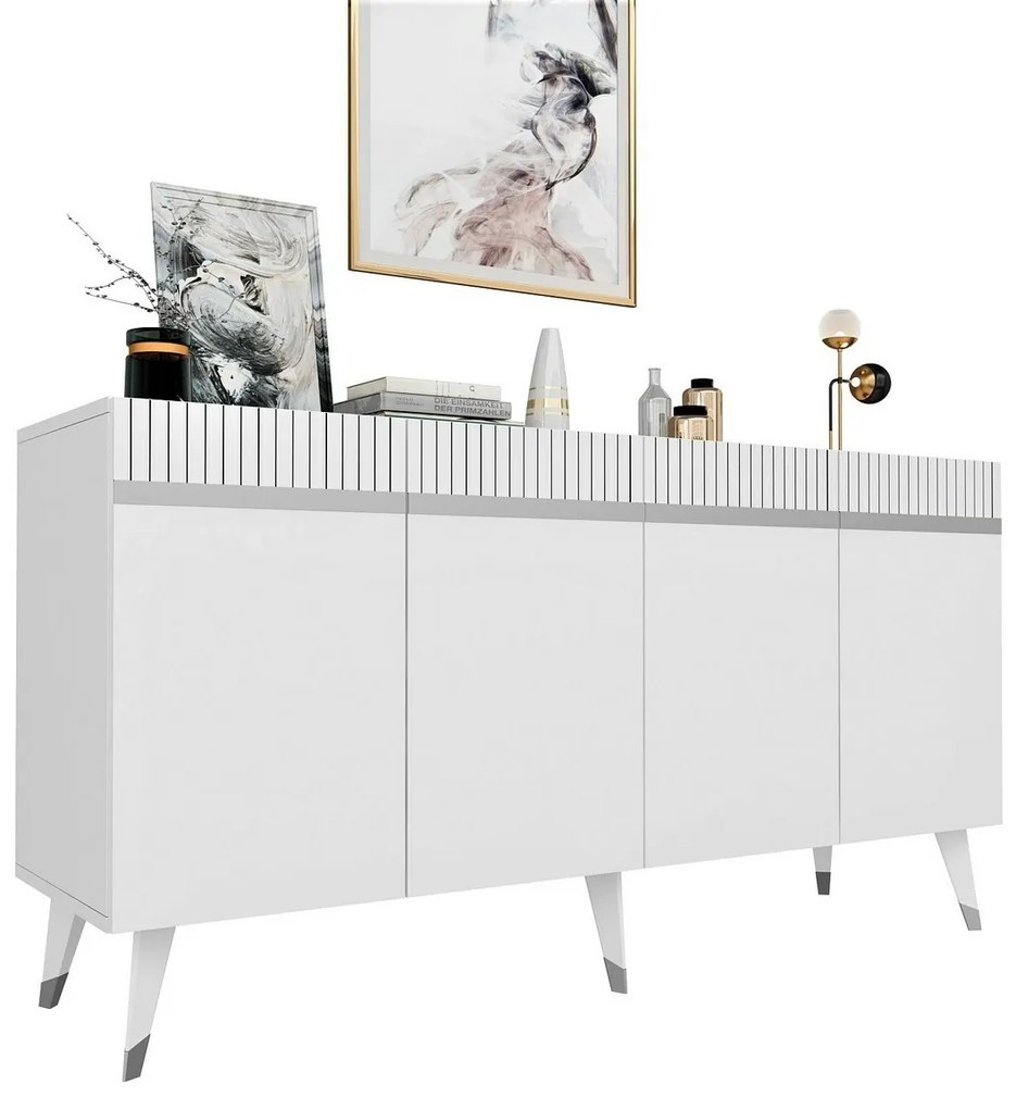 Defne White and Silver szekrény