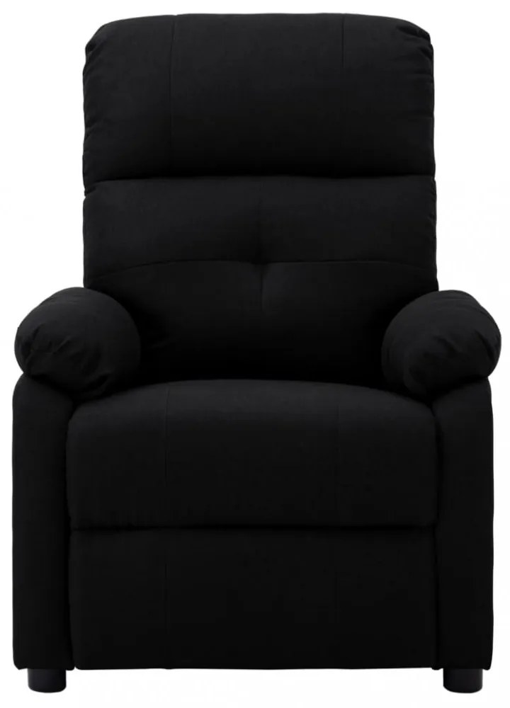 fekete szövet elektromos dönthető fotel