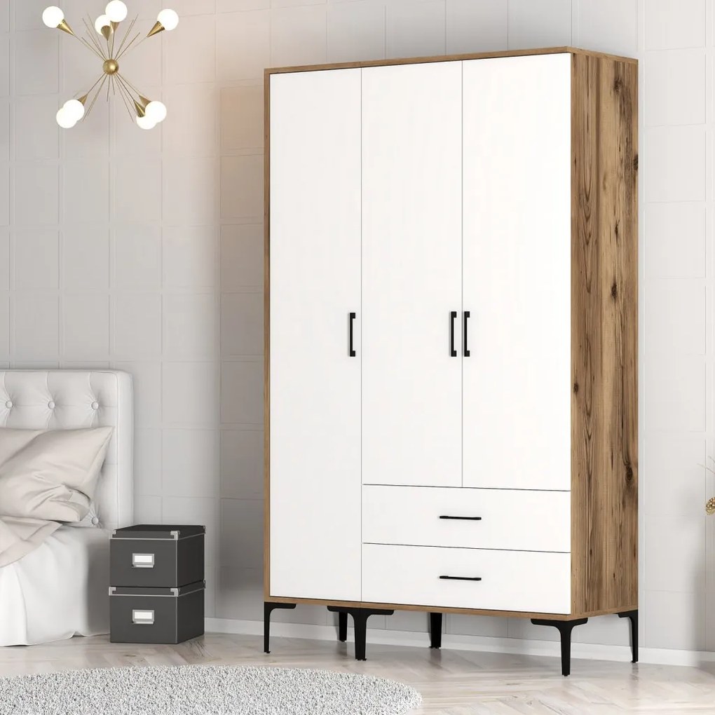 Kumsal ST - Walnut, White